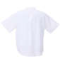 Mc.S.P バンドカラー半袖シャツ ホワイト: バックスタイル