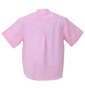 Mc.S.P バンドカラー半袖シャツ ピンク: バックスタイル