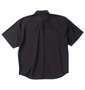 KARL KANI ツイル半袖シャツ ブラック: バックスタイル