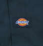 DICKIES 1574オリジナル半袖ワークシャツ ダークネイビー: 裾のネーム