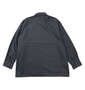 DICKIES 574長袖ワークシャツ(ORIGINAL FIT) チャコールグレー: バックスタイル