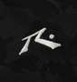 RUSTY GOLF カモフラエンボス半袖ポロシャツ ブラック: 刺繍