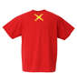 GACHAPIN×MUKKU 半袖Tシャツ レッド: バックスタイル