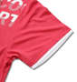 LE COQ SPORTIF ドライピンメッシュ半袖ポロシャツ ローズドゥフォッション: 袖口フェイクレイヤード