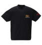 FLAGSTAFF×PEANUTS スヌーピーコラボ半袖Tシャツ ブラック: フロントスタイル