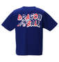 DRAGON BALL ピラフポケット付半袖Tシャツ ロイヤルブルー: バックスタイル