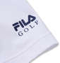 FILA GOLF 半袖シャツ+インナーセット ネイビー×ホワイト: 袖口プリント