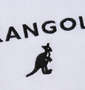 KANGOL 天竺長袖Tシャツ オフホワイト: 刺繡