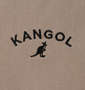 KANGOL 裏毛クルートレーナー ベージュ: 刺繡