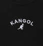 KANGOL 裏毛クルートレーナー ブラック: 刺繡
