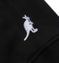KANGOL 裏毛クルートレーナー ブラック: 袖口刺繡