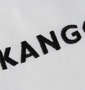 KANGOL 裏毛プルパーカー オフホワイト: フロント刺繡