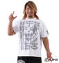 SOUL SPORTS×新日本プロレス コラボ20thライオンロゴ半袖Tシャツ ホワイト: モデル画像