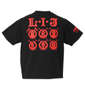新日本プロレス L・I・J×AGUILA半袖Tシャツ(レッド) ブラック: バックスタイル