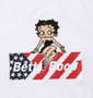BETTY BOOP 刺繍半袖Tシャツ オフホワイト: フロント刺繍