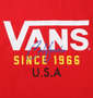 VANS FLV USA半袖Tシャツ レッド: