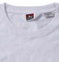 BEN DAVIS ポケット半袖Tシャツ ホワイト: 襟元