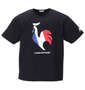 LE COQ SPORTIF ストレッチファイバー半袖Tシャツ ブラック