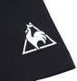 LE COQ SPORTIF ストレッチファイバー半袖Tシャツ ブラック: 袖プリント