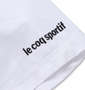 LE COQ SPORTIF エアスタイリッシュ半袖Tシャツ ホワイト: 袖プリント