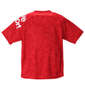 DESCENTE ジャガードグラフィック半袖Tシャツ レッド: バックスタイル