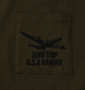RealBvoice AIR TICKETポケット付半袖Tシャツ カーキ: 胸ポケット刺繍