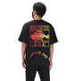 BRONZE AGE 刺繍&プリント半袖Tシャツ ブラック: バックスタイル