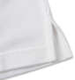Ed Hardy 刺繍&プリント鹿の子半袖ポロシャツ オフホワイト: 裾サイドスリット