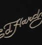 Ed Hardy 半袖フルジップパーカージャージセット ブラック: 刺繍拡大