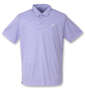 adidas golf エンボスパターン半袖シャツ+ハイネック長袖Tシャツ バイオレットトーン×ホワイト: 半袖シャツ