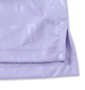 adidas golf エンボスパターン半袖シャツ+ハイネック長袖Tシャツ バイオレットトーン×ホワイト: 裾サイドスリット