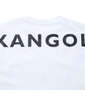 KANGOL 胸ポケット付ロゴプリント半袖Tシャツ オフホワイト: