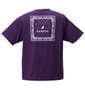 KANGOL ペイズリープリント半袖Tシャツ パープル: バックスタイル