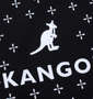 KANGOL ペイズリープリント半袖Tシャツ ブラック: プリント拡大