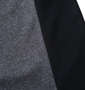 LOTTO DRYメッシュ杢半袖Tシャツ ブラック: サイド切り替え