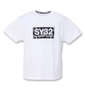 SY32 by SWEET YEARS ペイズリーボックスロゴ半袖Tシャツ ホワイト