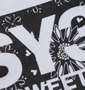 SY32 by SWEET YEARS ペイズリーボックスロゴ半袖Tシャツ ホワイト: プリント拡大