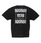 SY32 by SWEET YEARS NEWロゴバックプリント半袖Tシャツ ブラック: バックスタイル