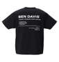 BEN DAVIS ミニゴリ刺繍半袖Tシャツ ブラック: バックスタイル