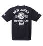 SOUL SPORTS×新日本プロレス 新日本プロレスコラボライオン大判ロゴ半袖Tシャツ ブラック: バックスタイル