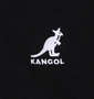 KANGOL 裏起毛クルートレーナー ブラック: 刺繍拡大