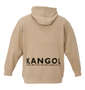 KANGOL 裏毛プルパーカー ベージュ: バックスタイル