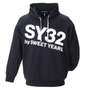 SY32 by SWEET YEARS ビッグロゴプルパーカー ブラック:
