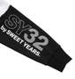 SY32 by SWEET YEARS エクスチェンジフルジップパーカー ブラック: 厚盛ラバープリント