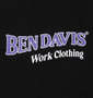 BEN DAVIS カーエンジニアプリント長袖Tシャツ ブラック: 胸プリント