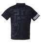 adidas golf エンボスプリント半袖B.Dシャツ レジェンドインク: バックスタイル