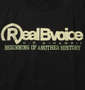 RealBvoice COLLEGE WORK BOX HYBRID半袖Tシャツ ブラック: