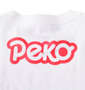 PeKo&PoKo ビッグプリント半袖Tシャツ ホワイト: バックプリント