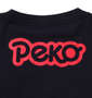 PeKo&PoKo ビッグプリント半袖Tシャツ ネイビー: バックプリント