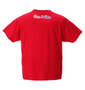 PeKo&PoKo プリント半袖Tシャツ レッド: バックスタイル